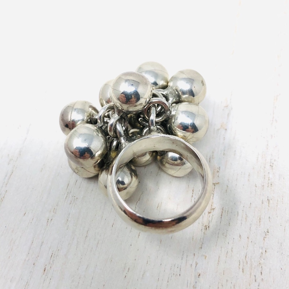 Sterling Silver baubles ring, 24.5g - Picture 6 of 9
